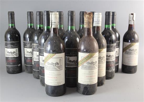 Twelve bottles of Wynns Coonawarra Estate Cabernet Sauvignon, 1997 and four bottles of Wynns Coonawarra